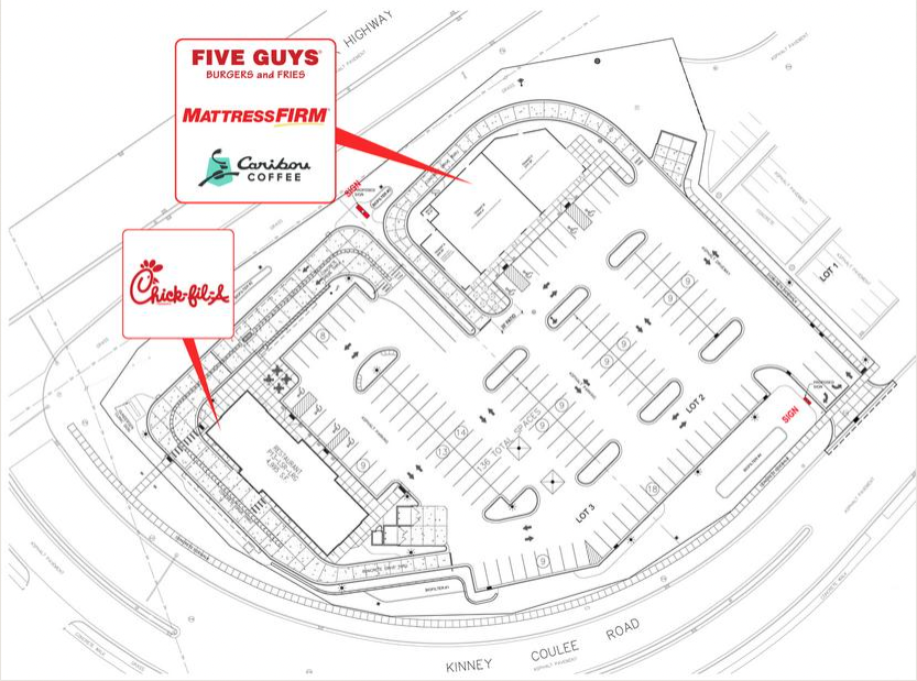 Five Guys, MattressFIRM, Caribou Coffee Going In Near Chick-fil-A in Onalaska?